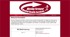 Desktop Screenshot of movingforwardmhs.com