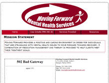 Tablet Screenshot of movingforwardmhs.com